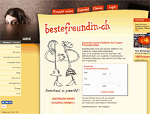 Tablet Screenshot of bestefreundin.ch